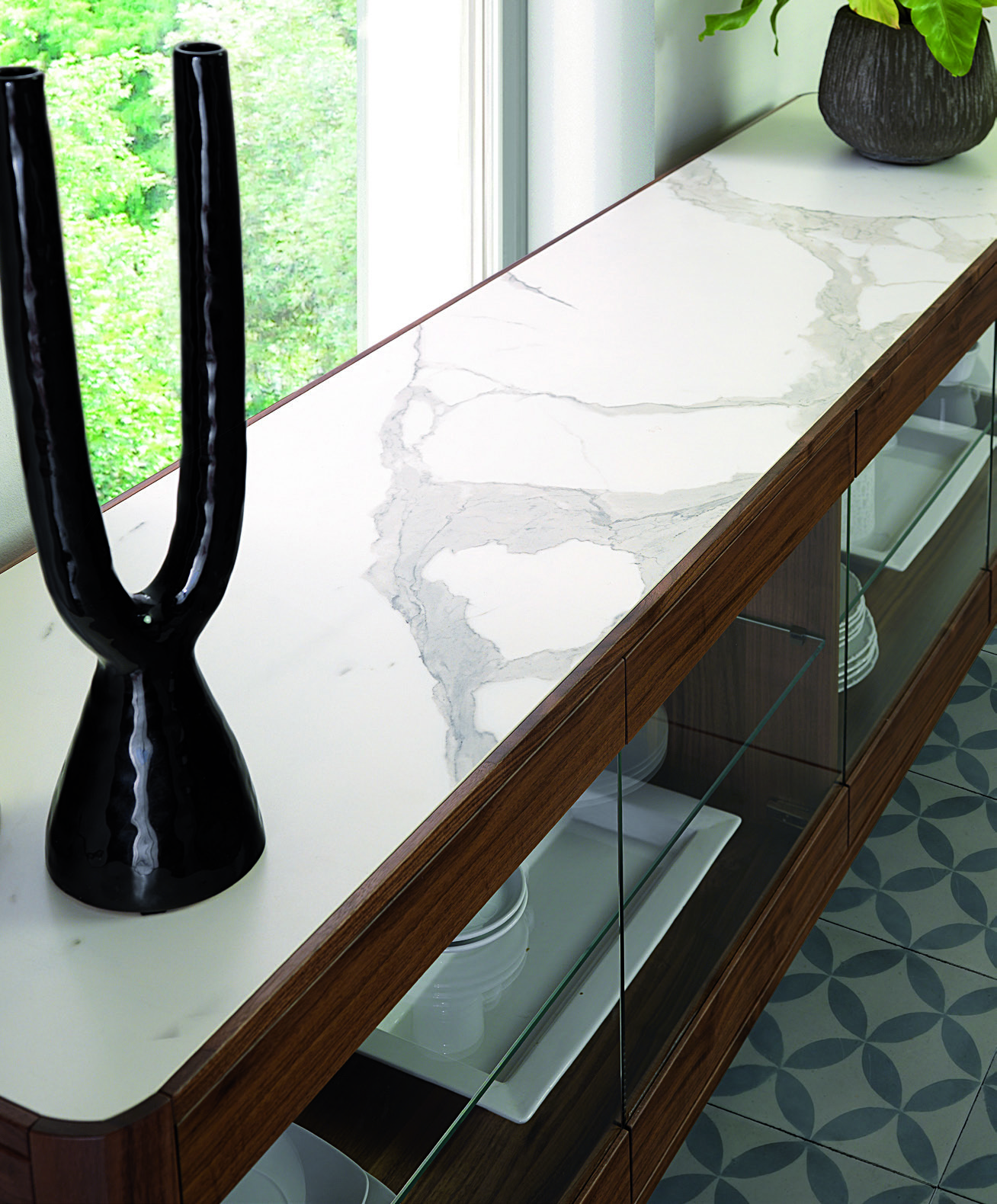 CHIARA 4 doors tv bench - Image 2