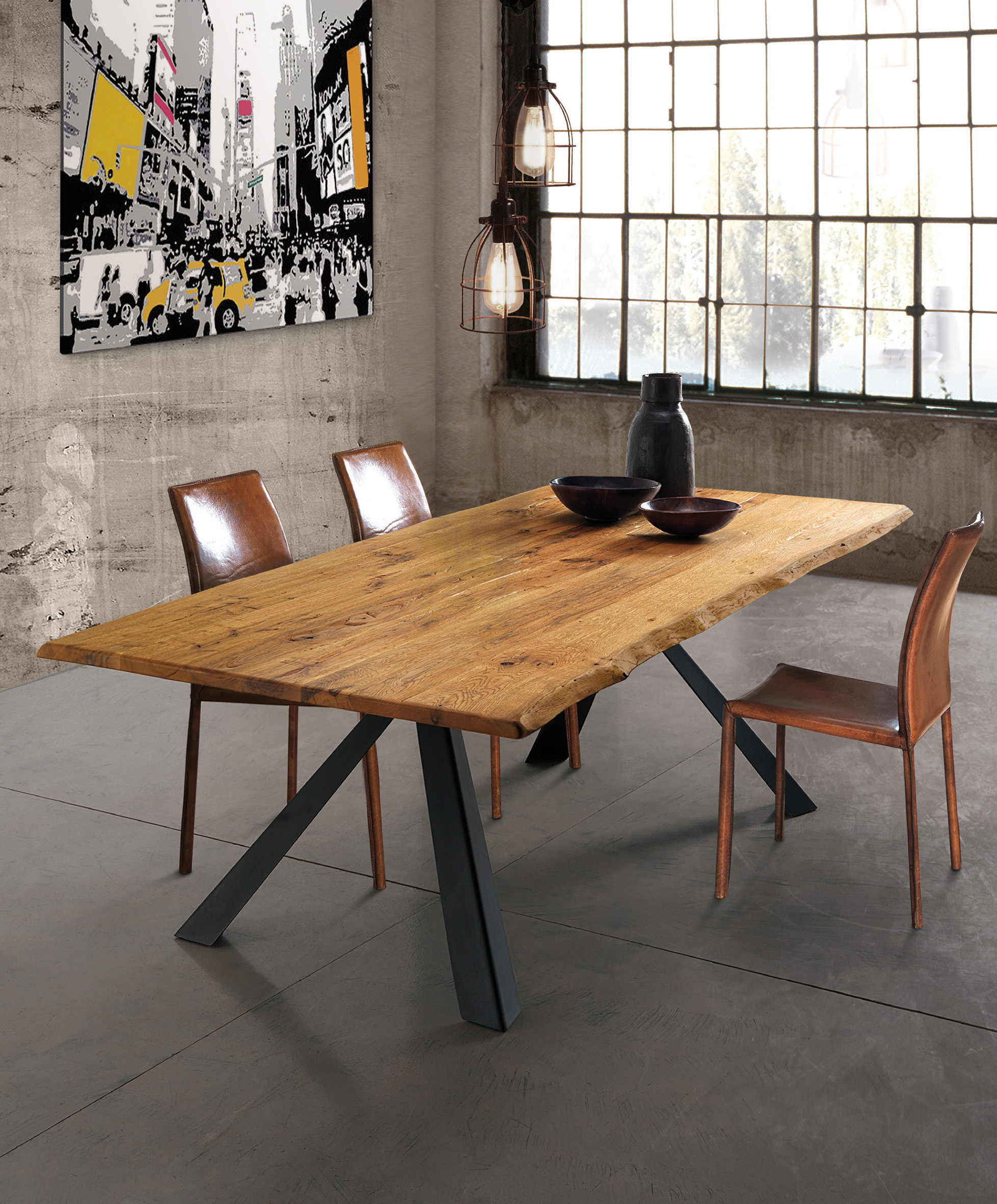 NEVADA wild oak table - Image 2