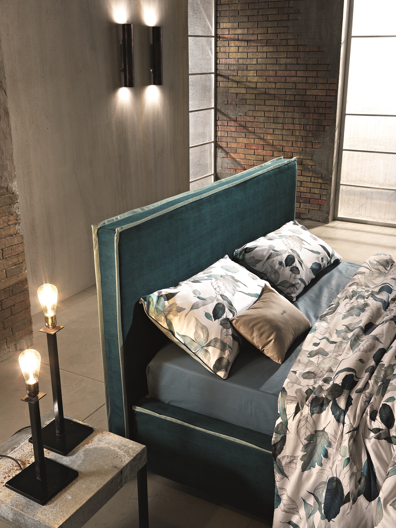 Jersey upholstered bed - Image 2
